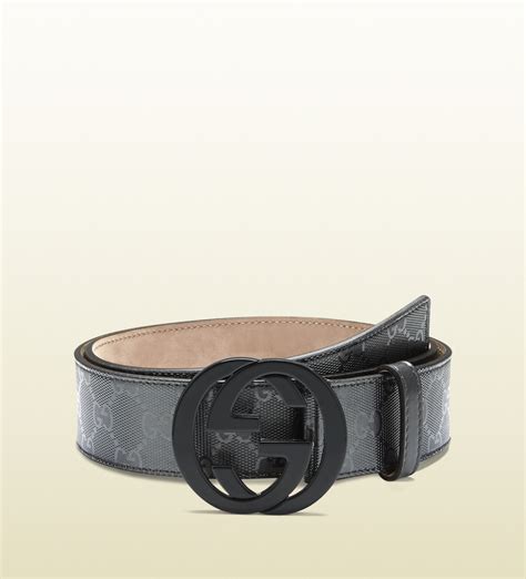 gucci gg imprime belt|extra large Gucci belt.